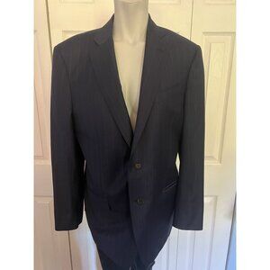 Trussini Linea Nuova Men's Navy Blue Blazer Jacket Size 50